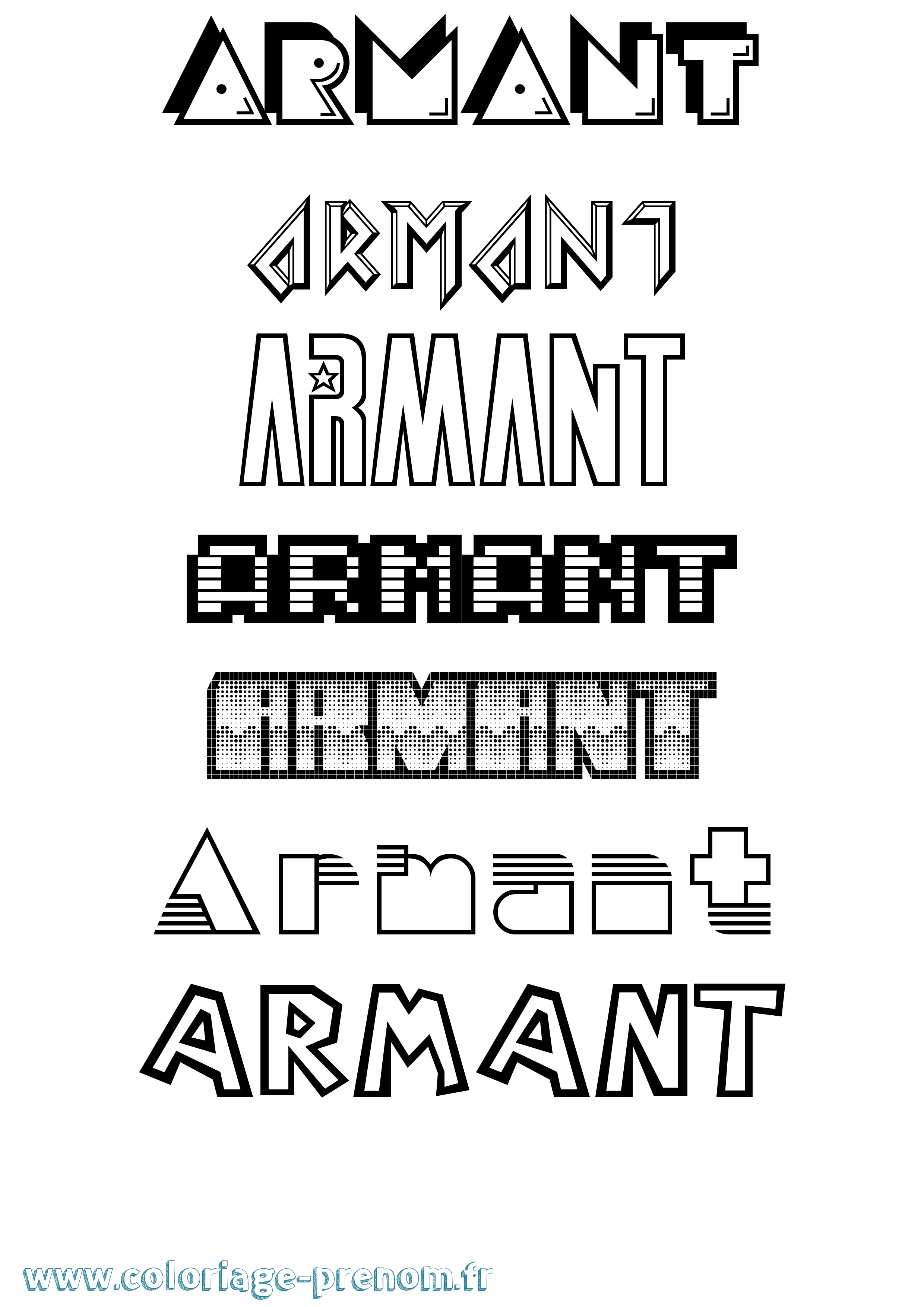 Coloriage Armant Jeux Vidéos Coloriage prénom Armant Jeux Vidéos