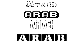 Coloriage Arab