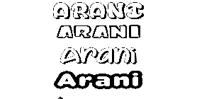 Coloriage Arani