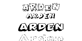 Coloriage Arden