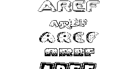 Coloriage Aref