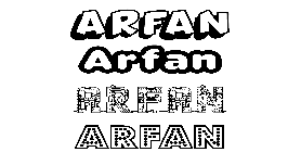 Coloriage Arfan