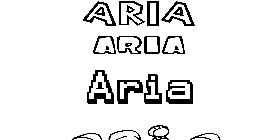 Coloriage Aria