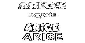 Coloriage Arige