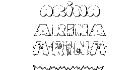 Coloriage Arina