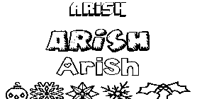 Coloriage Arish