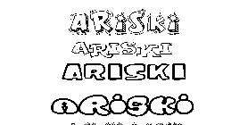 Coloriage Ariski