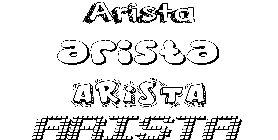 Coloriage Arista