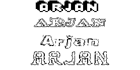 Coloriage Arjan