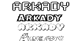 Coloriage Arkady