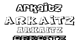 Coloriage Arkaitz