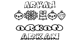 Coloriage Arkan