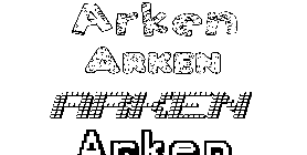 Coloriage Arken