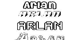 Coloriage Arlan