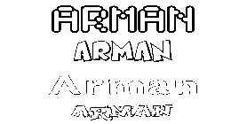 Coloriage Arman