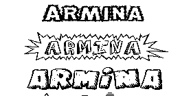 Coloriage Armina