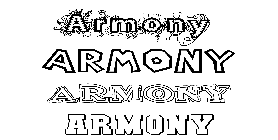 Coloriage Armony