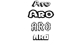 Coloriage Aro