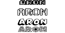 Coloriage Aron
