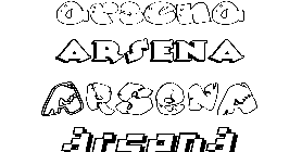 Coloriage Arsena