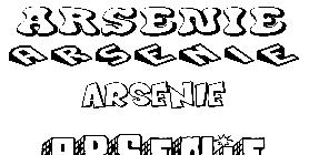 Coloriage Arsenie