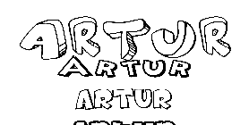 Coloriage Artur