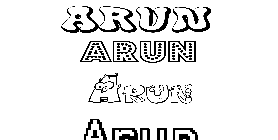 Coloriage Arun