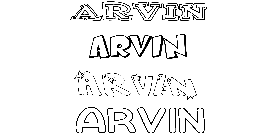 Coloriage Arvin