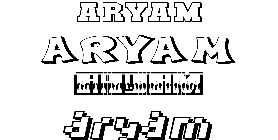 Coloriage Aryam