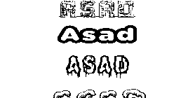 Coloriage Asad