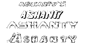 Coloriage Ashanty