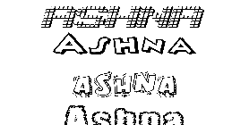 Coloriage Ashna