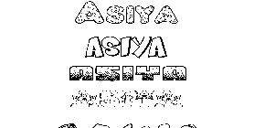 Coloriage Asiya