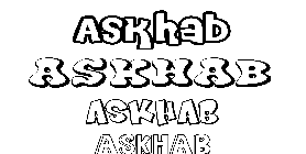 Coloriage Askhab