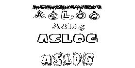 Coloriage Asløg