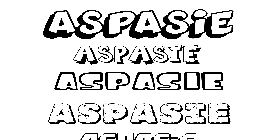 Coloriage Aspasie