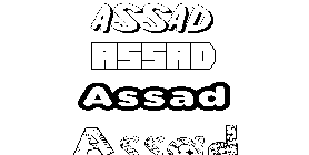 Coloriage Assad