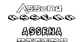 Coloriage Assena