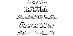 Coloriage Assila