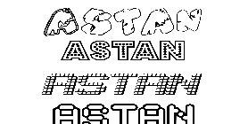 Coloriage Astan