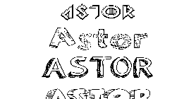 Coloriage Astor