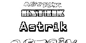 Coloriage Astrik