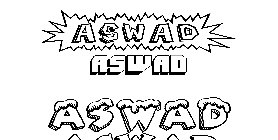 Coloriage Aswad