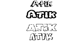 Coloriage Atik