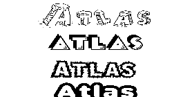 Coloriage Atlas