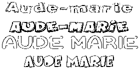 Coloriage Aude-Marie