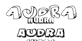 Coloriage Audra