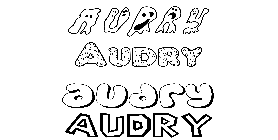 Coloriage Audry