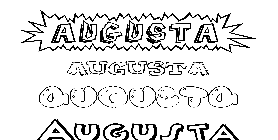 Coloriage Augusta