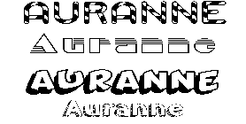 Coloriage Auranne